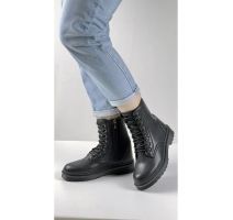 Wanetti Unisex Kadın Fermuarlı Kaymaz Taban Günlük Kışlık Bot Zenne